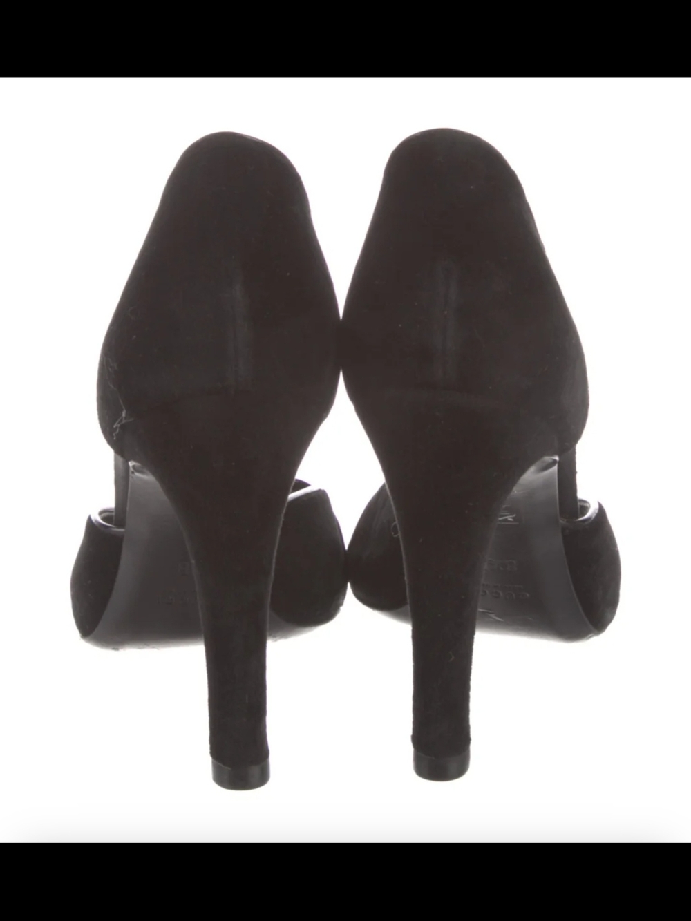 Gucci Black Velvet High Heel - Picture 4 of 5